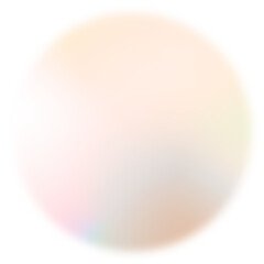 Blurred gradient circle