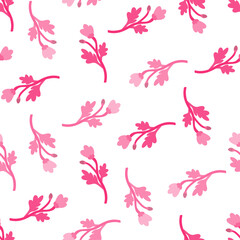Decoration abstract flower seamless pattern. Botanical floral wallpaper.