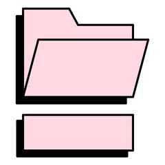 Folder icon illustration