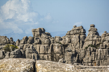 Rojas en el Torcal