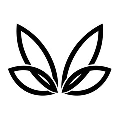 initial BB leaf logo template