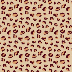 Abstract modern leopard seamless pattern. Animals trendy vector background