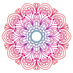 Mandala design for coloring books. vintage mandala Decorative round ornaments. Vintage decorative elements Oriental pattern. mandala Decorative background vector illustration.
