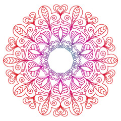 Mandala design for coloring books. vintage mandala Decorative round ornaments. Vintage decorative elements Oriental pattern. mandala Decorative background vector illustration.