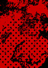 Random spotted abstract background effect, many dots. Simple design. Vector