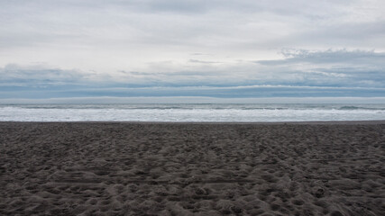 Fototapeta na wymiar Halaktirskiy Beach Kamchatka Peninsula