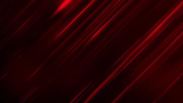 Abstract colored background with glowing red moving lines. Dark background with bright elements. Video animation with glow