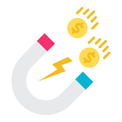 Attracting investments icon