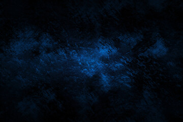 Cement wall background, dark blue gradient old wall pattern, blue abstract wall background, dark blue cement texture old wall pattern.