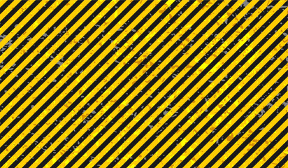Black Yellow Diagonal Stripes Background Vector Dirty Rustic Grunge Style Vector Illustration