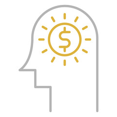 Investment idea icon