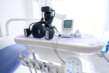 Photographic device and medical equipment used in contemporary dentistry