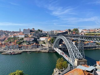 view of the old town of porto - obrazy, fototapety, plakaty