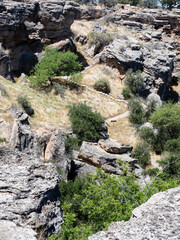 Walking trails around Montezuma Well, part of Montezuma Castle National Monument - AZ, USA