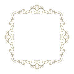 elegant, luxury label vector frame