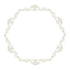 elegant, luxury label vector frame