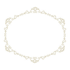elegant, luxury label vector frame