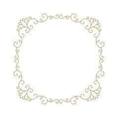 elegant, luxury label vector frame