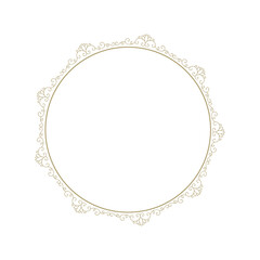elegant, luxury label vector frame