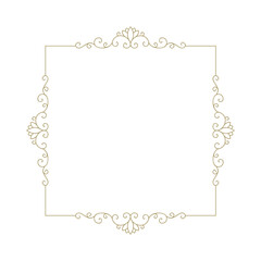 elegant, luxury label vector frame