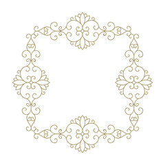 elegant, luxury label vector frame