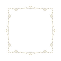 elegant, luxury label vector frame