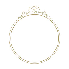 elegant, luxury label vector frame
