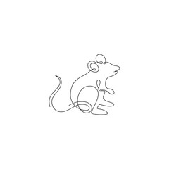 Rats icon logo design illustration