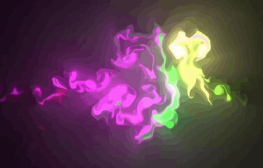 Fluid paint background
