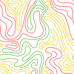 Abstract seamless pattern. Vector illustration. Simple background. Colorful lines