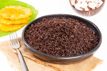 Rice with Coconut Typical Dish of the Caribbean Coast