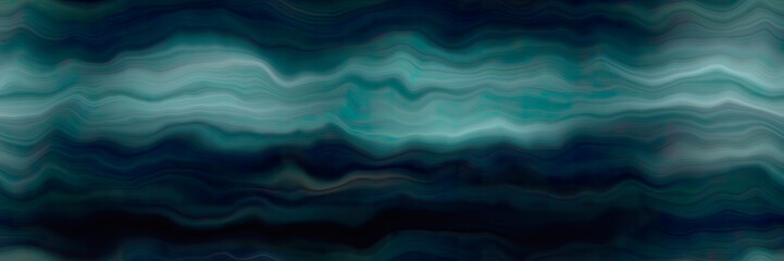 Ocean blue washed dye seamless border background. Teal turquoise marine nautical watercolor bleed effect. Endless Repeatable © Nautical