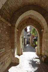Obraz premium St Antonin Noble Val France porte