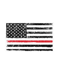 Thin Red Line Flag