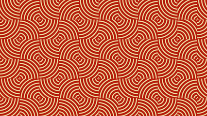 red geometric pattern, seamless wallpaper