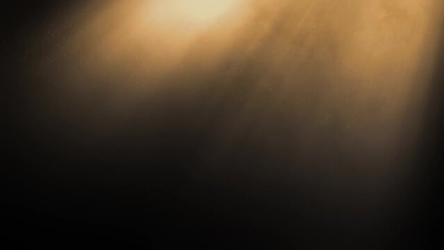 flare light beam with smoke and dust particle effect