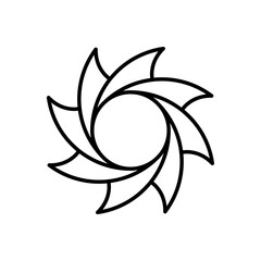 Sun Shine Sign Logo Symbol Vector Illustration 