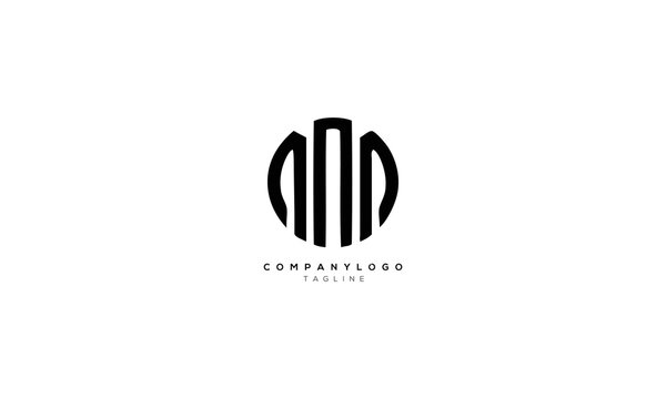 NNN Abstract initial monogram letter alphabet logo design
