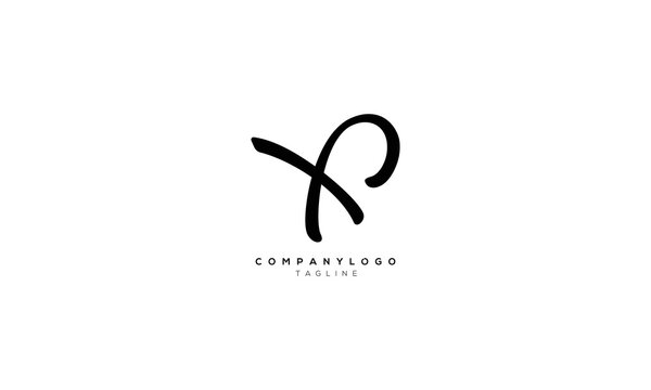 XF FX Abstract initial monogram letter alphabet logo design