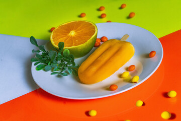 Ice Cream citric orange