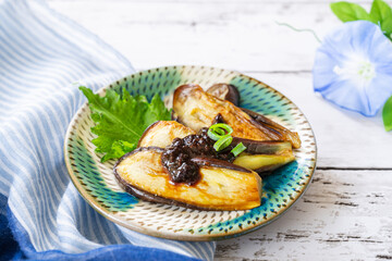 茄子のしぎ焼き