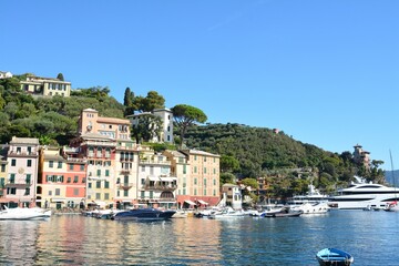 Fototapeta na wymiar Village de Portofino sur la côte italienne