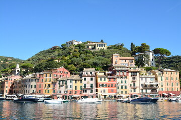Fototapeta na wymiar Village de Portofino sur la côte italienne