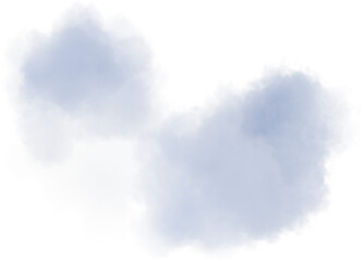 Obraz premium Realistic grey isolated fluffy cloud on the transparent background. 3d rendering 