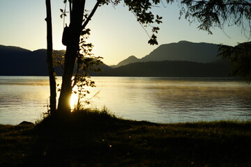 Sonnenaufgang am Walchensee