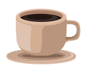 coffee cup in dish