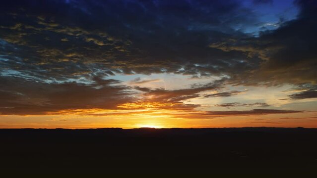 Brilliant Sunrise over the High Desert Timelapse