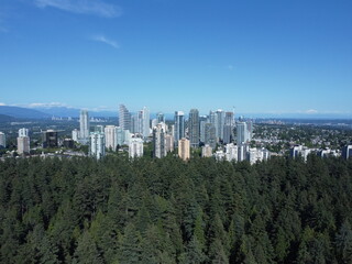 Obraz premium Aerial over Vancouver