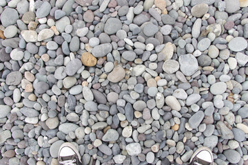 Piedras redondas de playa, piedras de mar