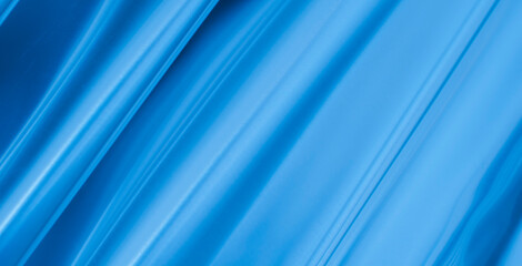 Obraz premium blue bent metal sheet with visible texture. background